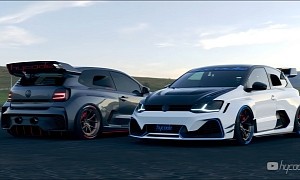 Widebody Polo Digital Project Goes Beyond Pocket Rocket With Audi R8 V10 Swap