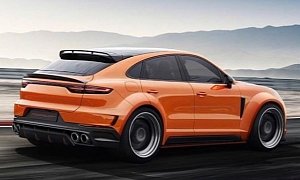 Widebody Porsche Cayenne Turbo Coupe Is a Topcar Conversion, Looks Bloated