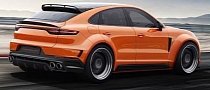 Widebody Porsche Cayenne Turbo Coupe Is a Topcar Conversion, Looks Bloated
