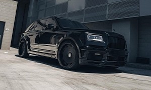 Widebody Rolls-Royce Cullinan Lowered on AL13s Feels Like the Epitome of Deep-Dish