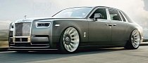 Widebody Rolls-Royce Phantom Looks Right, Has Chiseled Arches