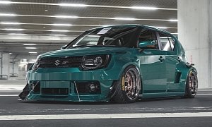 Widebody Suzuki Ignis Race Car Is the Opposite of a Jimny
