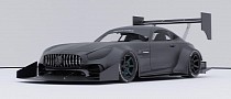 Widebody Time Attack Mercedes-AMG GT R Feels Like an Old WWII Plane for the Road
