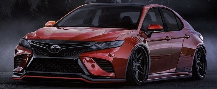 Toyota Camry widebody rendering