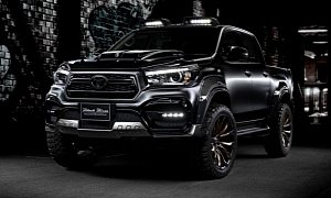 Widebody Toyota Hilux “Sports Line Black Bison Edition” Is All Show, No Go