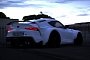 Widebody Toyota Supra Flaunts Stanced Look, Thankfully It's Only Digital