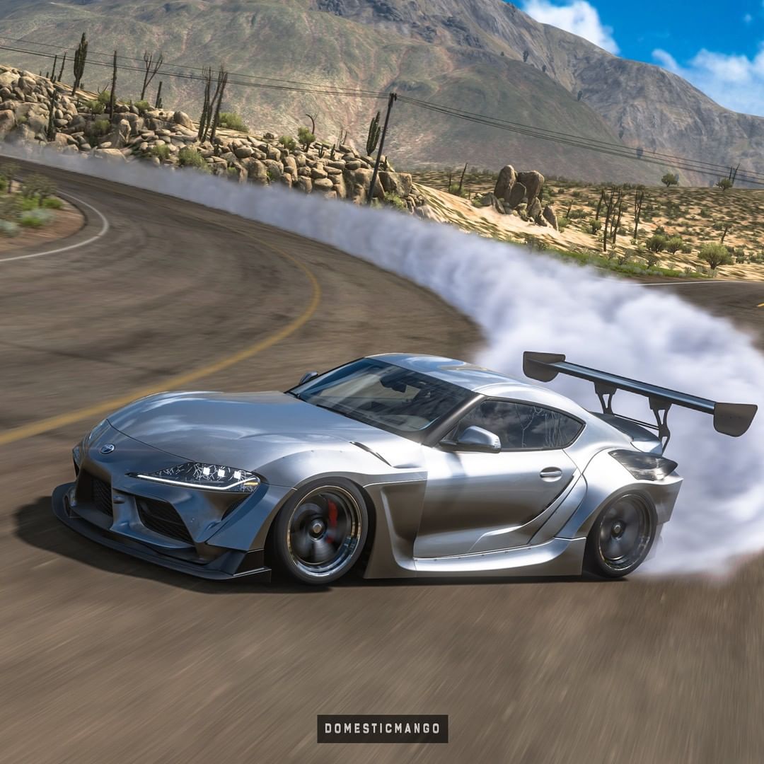 Widebody Toyota Supras Look Smokin' Hot in Virtual Forza Horizon 5
