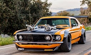 Widebody Twin-Turbo 1969 Ford Mustang Is Ready to Shock You