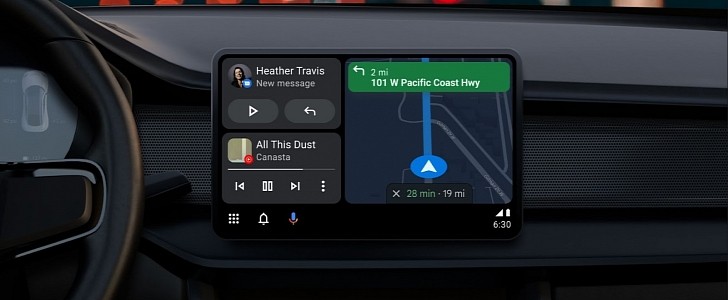 The overhauled Android Auto experience