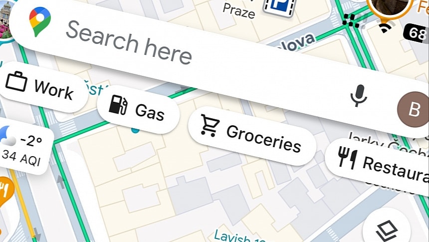 Google Maps on iOS