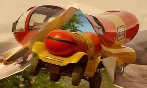 Wienermobile Goes RC and Roars on an Off-Road Action