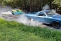 Wife's LS3 El Camino Almost Toasts Clutch, Still Nails a Double Jet Ski Trailer Burnout