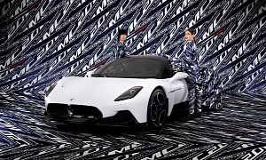 Wild Camo Cover Helps Maserati MC20 Vanish, But You'll Need a Special Background
