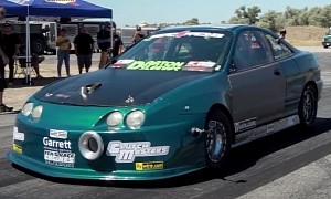 Wild Fox Body Mustang Boldly Challenges 1,100-HP Integra, It's Not Even a Race