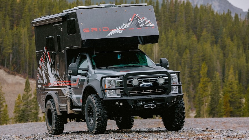 Wilderness Vans' Grid Mini truck camper 
