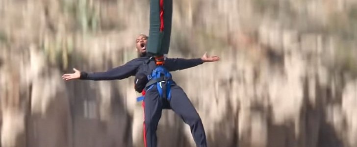 Will Smith bungee jumps into The Grand Canyon on 50th birthday
