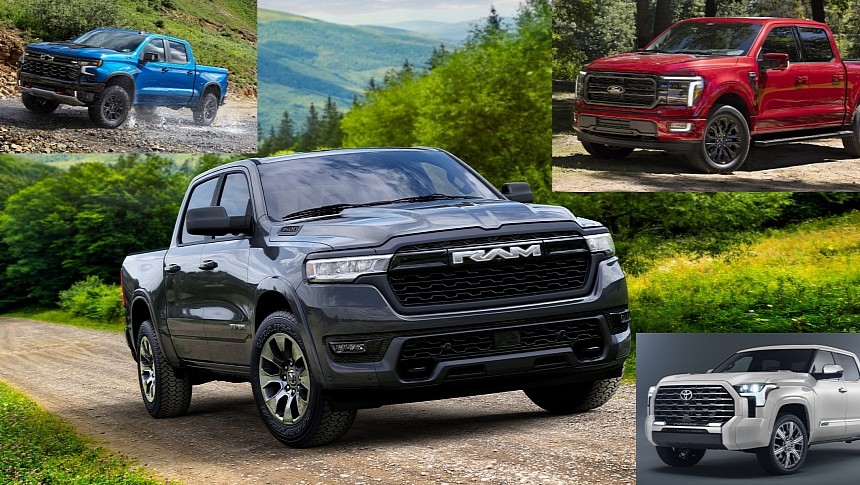 2025 Ram 1500 series and competitors
