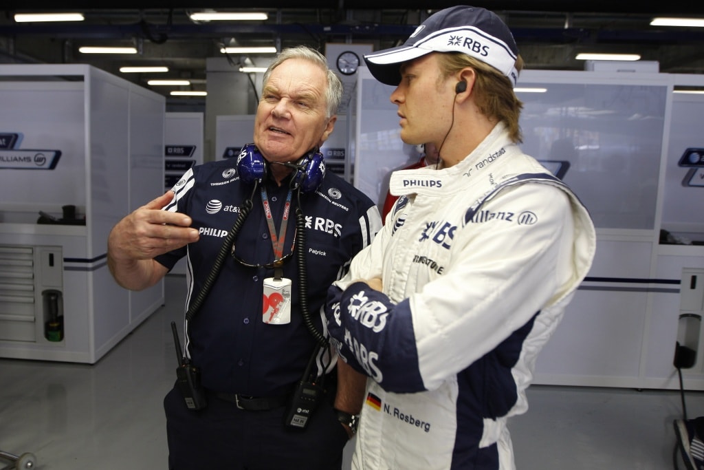 Patrick Head and Nico Rosberg