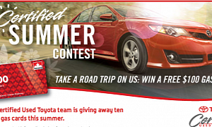 Win Free Gas from Toyota Canada