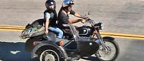 Win: Old BMW Motorcycle Rides Without Sidecar Tire