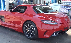 Wing-Less SLS AMG Black Series Spotted
