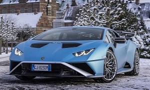 Winter Is a Great Time to Drive a Lambo; Convoy Embarks on Journey Through Scandinavia