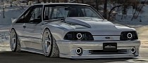 Winter Is Here, “Snow Wide” Fox Body Mustang Rides Low for Seven CGI Dwarfs