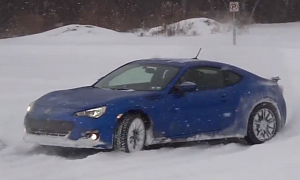 Wintersports: Snow Drifting in a Subaru BRZ