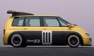 With a Mid-Mounted 789-HP V10, the Renault Espace F1 Is the Wildest Minivan Ever Built