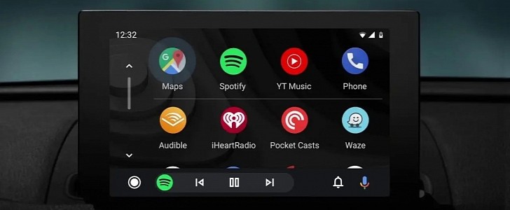 Android Auto apps on the home screen