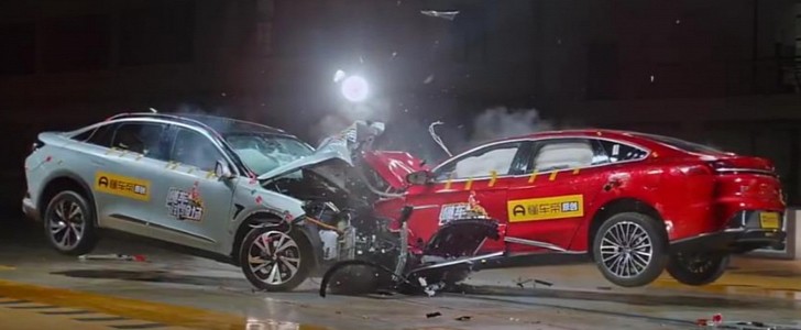 BYD Han Catches Fire Two Days After Crash Test
