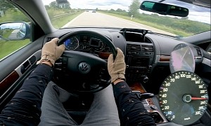 Witness the Once-Epic VW Touareg V10 TDI Diesel Get Maxed Out in Germany