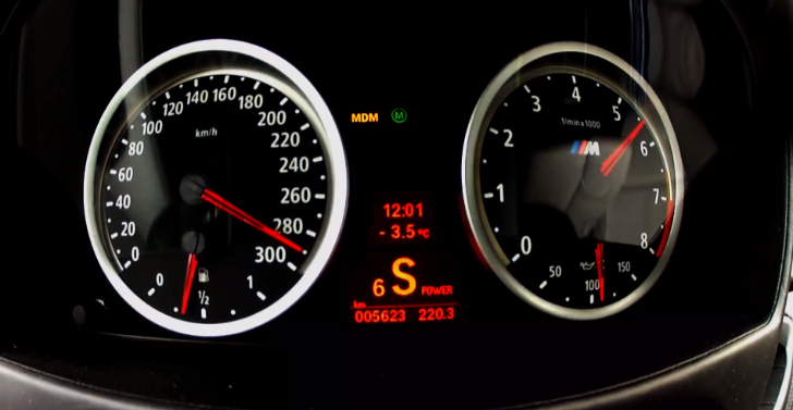 BMW X6 M 290 km/h