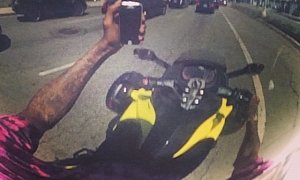 Wiz Khalifa Takes Selfie While Riding His Can-Am: Not Safe