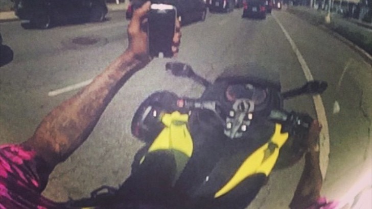 Wiz Khalifa Takes Selfie While Riding His Can-Am