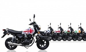 WK Reveals Flag-Painted 125cc Bikes in the UK