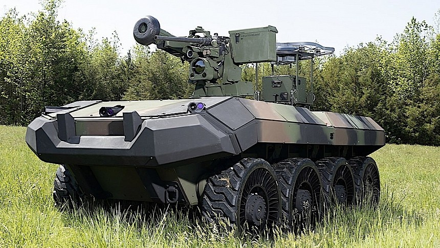 HDT Wolf-X robotic combat vehicle