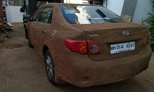 Woman Covers Toyota Corolla in Cow Poop For Better Insulation