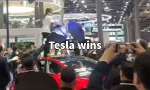 Woman Who Protested on Top of a Tesla at Auto Shanghai 2021 Loses Another Lawsuit