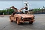 Wooden 1955 Mercedes-Benz 300 SL With Its Stretched Out Wings Looks Heavenly