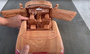 Wooden BMW 420i Convertible Is a Thing of Beauty, Makes for a Great Collectible