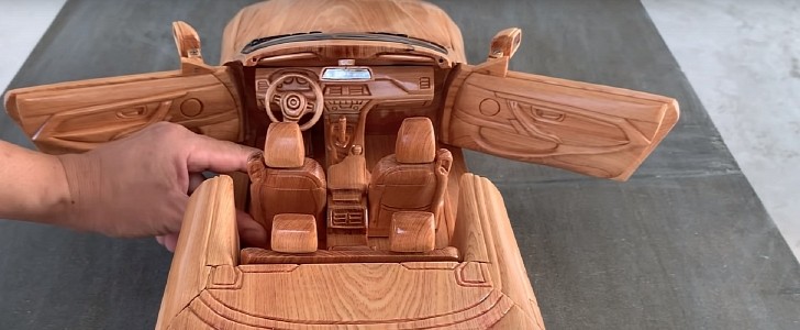 Wooden BMW 420i convertible