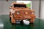 Wooden Mercedes-Benz G 500 4x4² Stands Its Ground, Maintains Its Impressive Stature