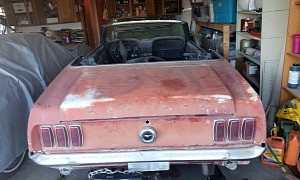 Work in Progress: 1969 Ford Mustang Fell Victim to Thieves, Engine Ready for Glory