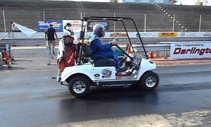 World Fastest Golf Cart Looks Terribly Unsafe at 118 MPH