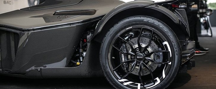 BAC Mono with graphene rear wheel arches