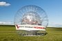 World's Biggest Zorb Used to Roll Nissan Car Down Hill