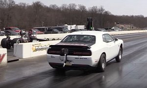 World's Fastest Challenger Hellcat Sets New 1/4-Mile Record, Out for Demon Blood