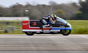 World's Fastest Electric Motorcycle Breaks Its Own Speed Record, Hits 283 MPH