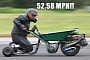 World's Fastest Motorized Wheelbarrow Is Stupid Fun and Can Hit 53 MPH